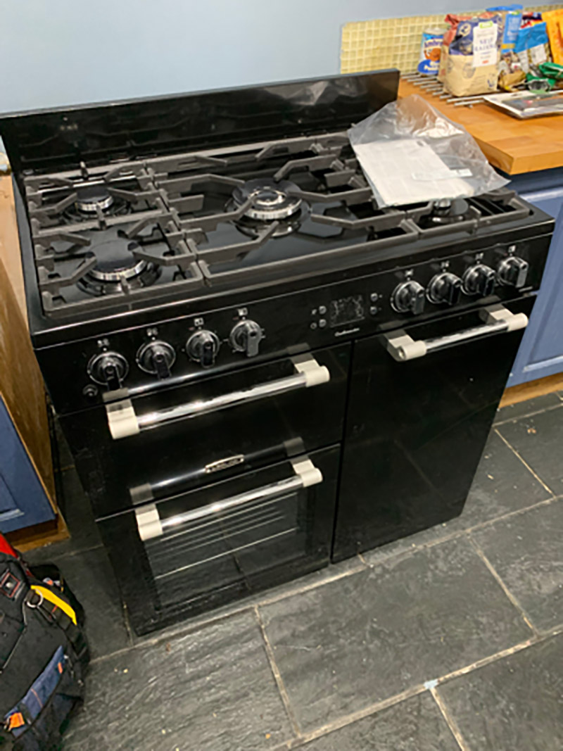 Gas Cooker Install