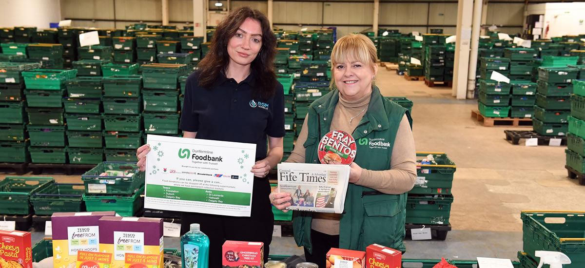 Supporting the local foodbank